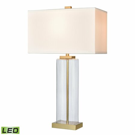ELK SIGNATURE Edenvale 29'' High 1-Light Table Lamp - Clear - Includes LED Bulb H0019-8010-LED